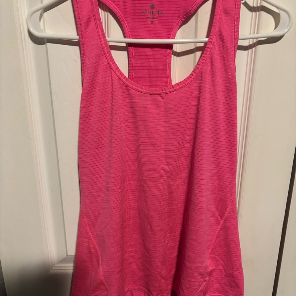 Athleta Vibrant Pink Racerback Tank Top